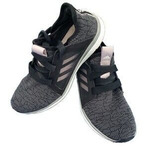 Adidas Edge Lux Running Shoes Sneakers Womens Size 8 Black Gray Comfort & Style